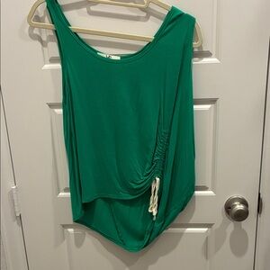 Green Sleeveless Top